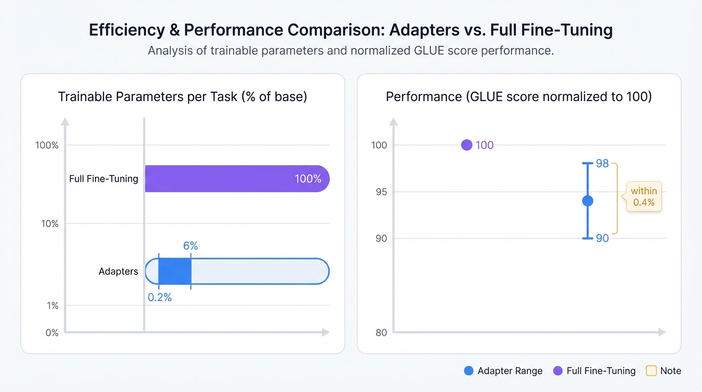 Parameter Efficiency Range and Performance
