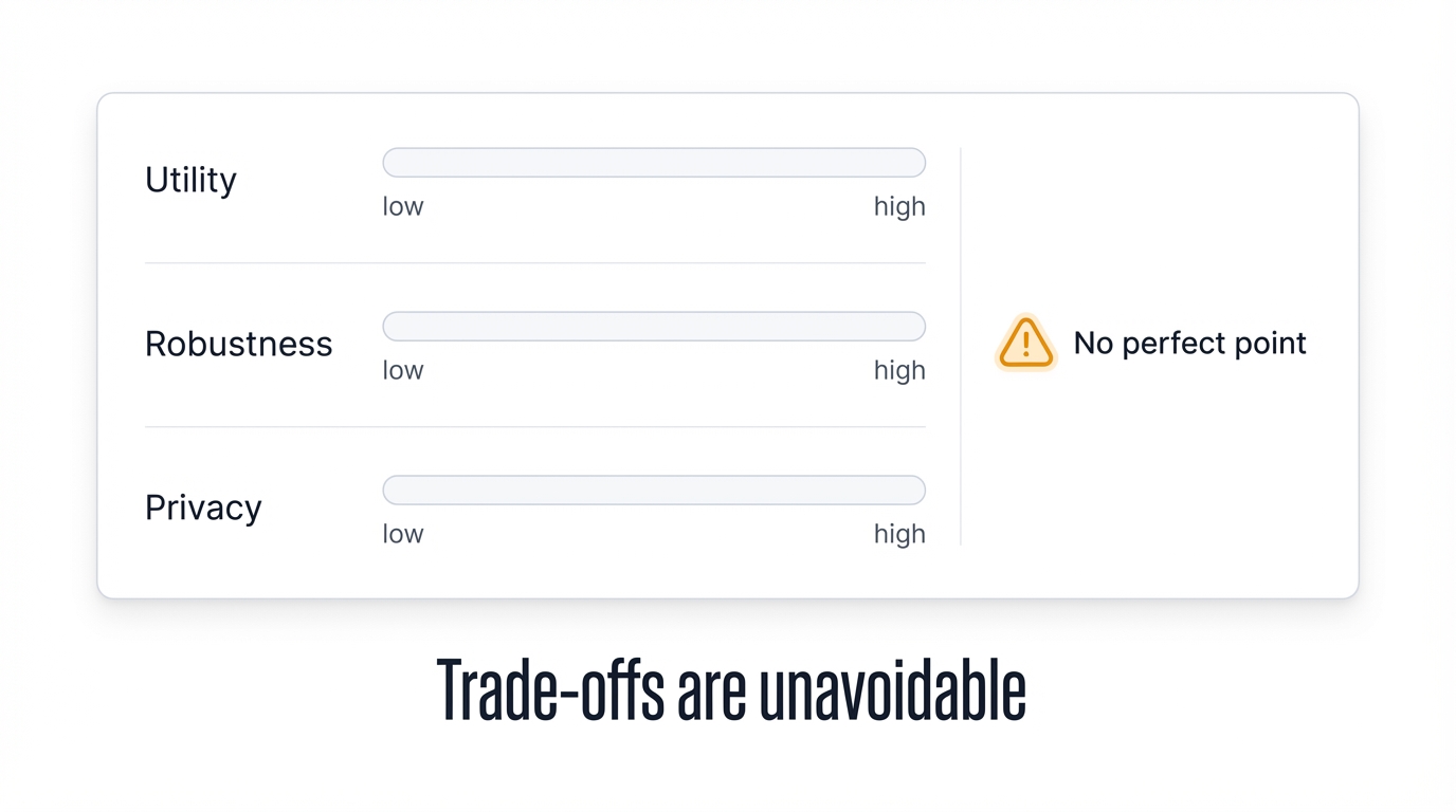 Intractable Security Trade-offs