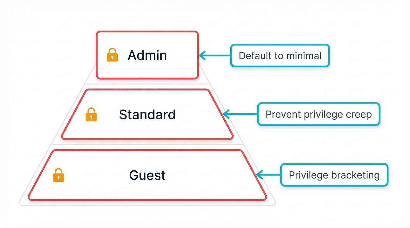Principle of Least Privilege (PoLP) Access Tiers