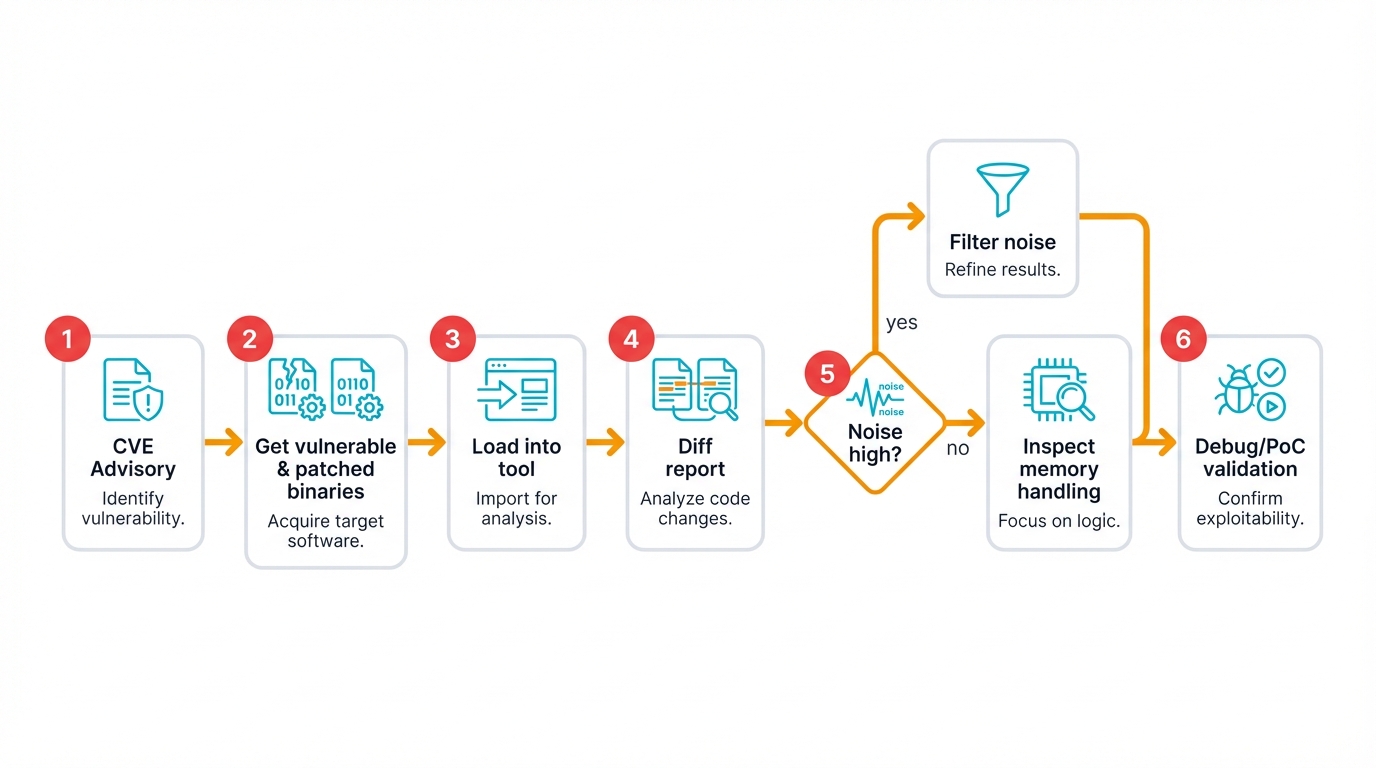 CVE Patch Diffing Workflow