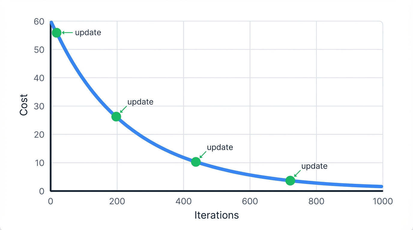 Gradient Descent Cost Curve
