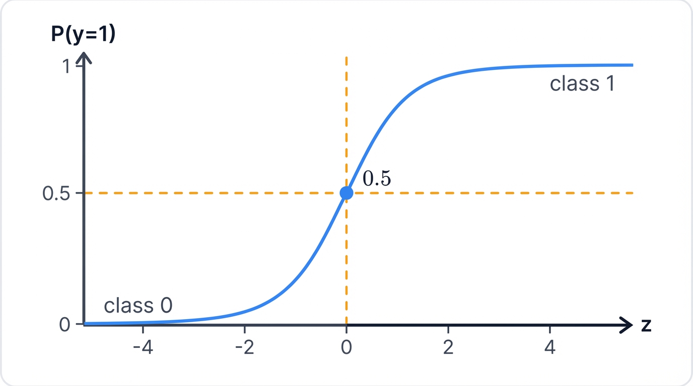 Logistic Regression: Sigmoid to Decision