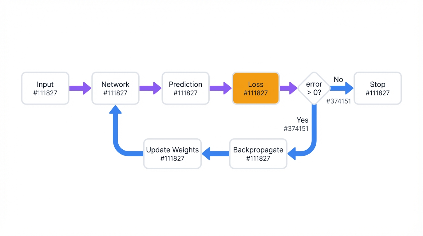 Forward and Backward Propagation Loop