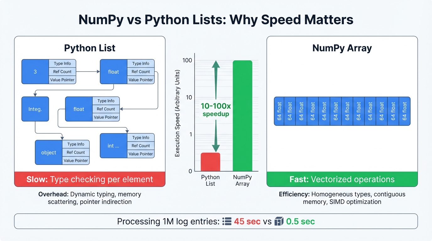 NumPy vs Python Lists: Speed Comparison