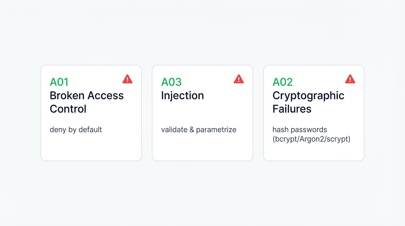 OWASP Top 10 Focus in Python