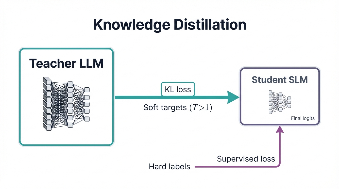Knowledge Distillation Teacher → Student