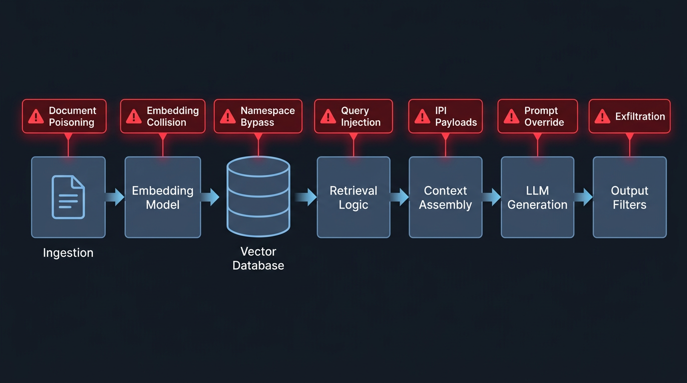 RAG Pipeline Attack Surface Map