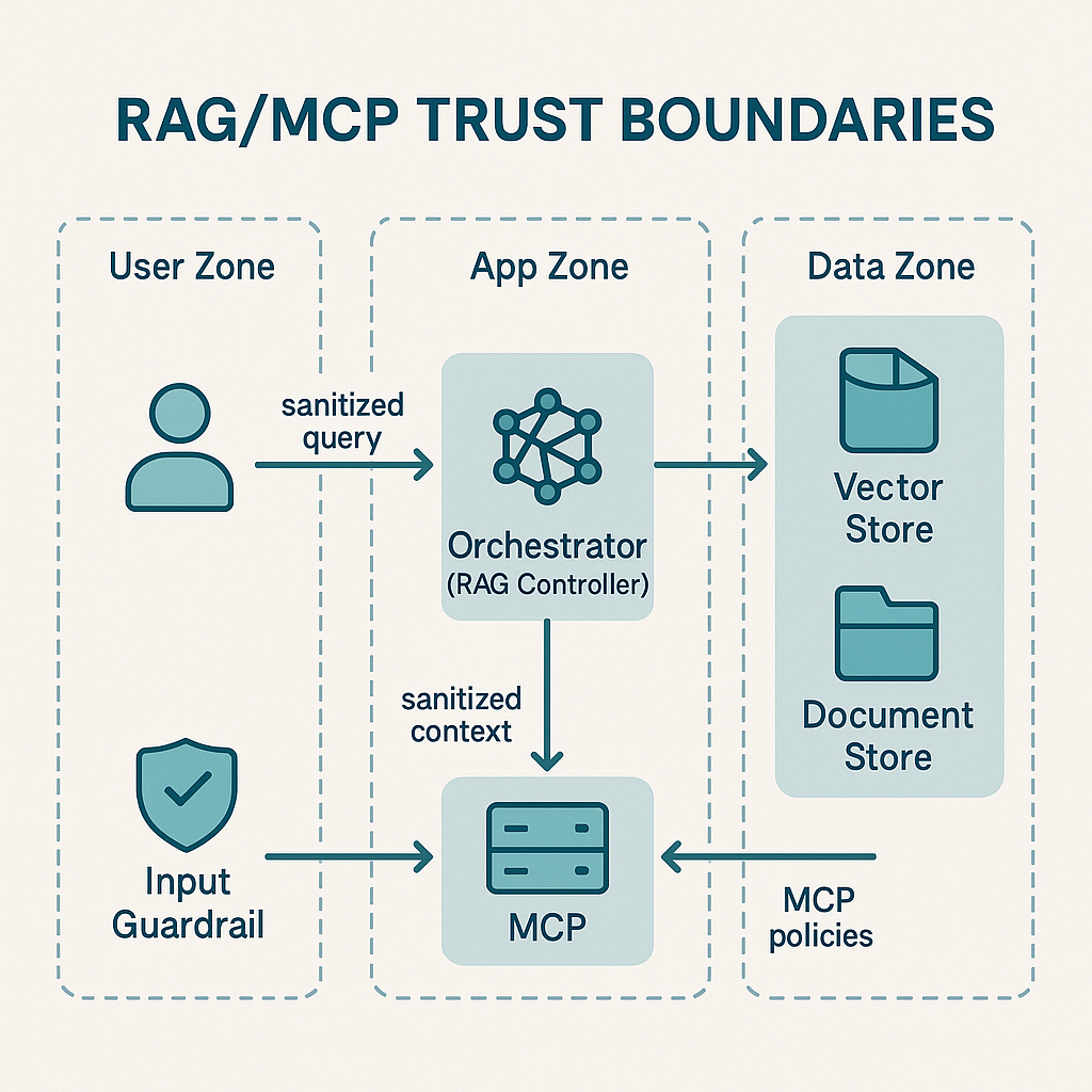 RAG System Trust Boundaries and Security Controls